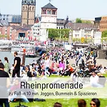 Fewokoko-privat Zentral Lorettoviertel Rheinufer Altstadt Messe Landtag Koenigsallee Appartement Düsseldorf