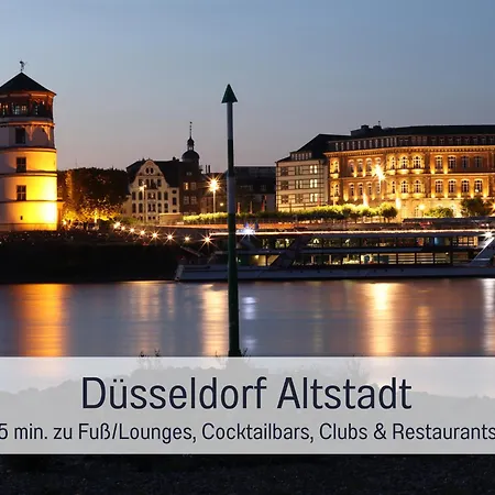 Lägenhet Fewokoko-privat Zentral Lorettoviertel Rheinufer Altstadt Messe Landtag Koenigsallee