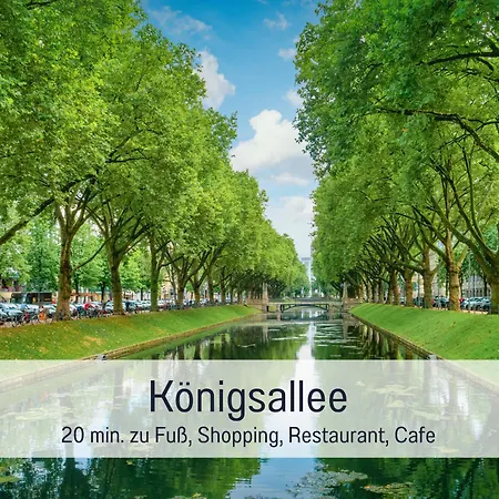 Lägenhet Fewokoko-privat Zentral Lorettoviertel Rheinufer Altstadt Messe Landtag Koenigsallee *