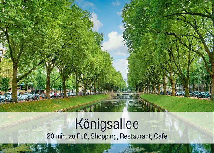 公寓 Fewokoko-privat Zentral Lorettoviertel Rheinufer Altstadt Messe Landtag Koenigsallee *